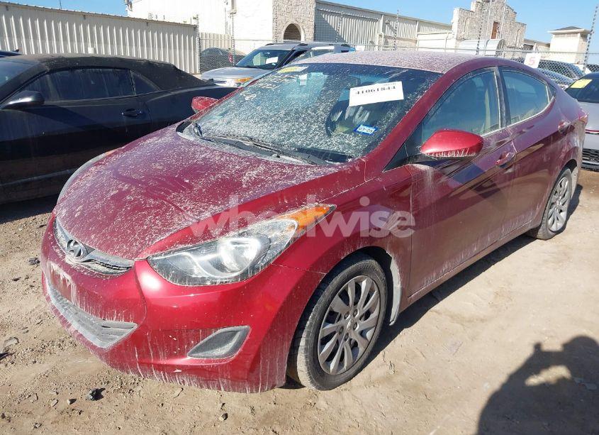 Photo 2 of 2013 Hyundai Elantra GLS (VIN 5NPDH4AE6DH214821)