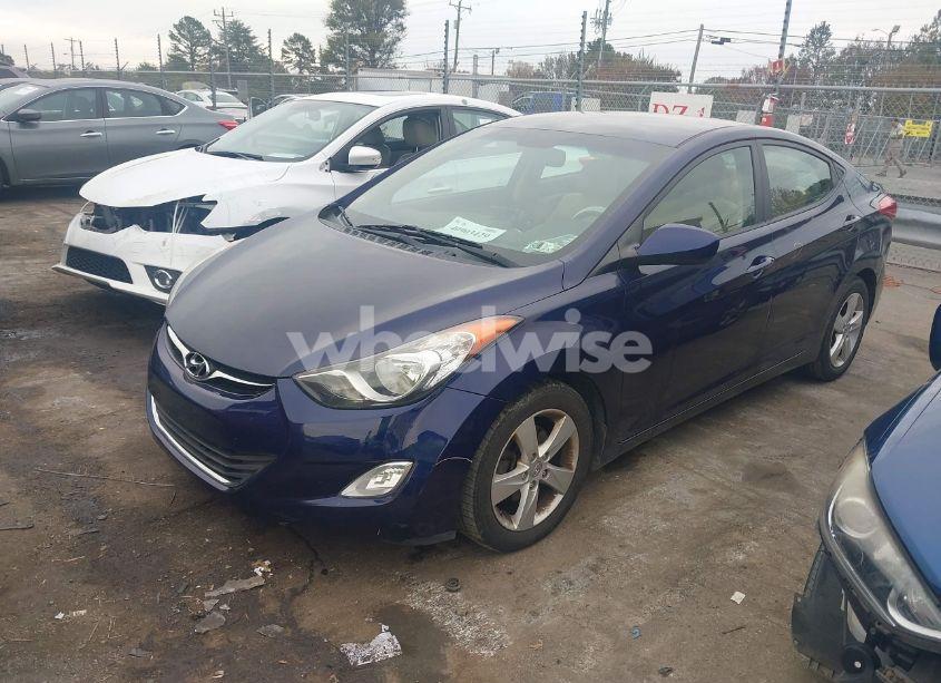 Photo 2 of 2013 Hyundai Elantra GLS (VIN 5NPDH4AE6DH244420)