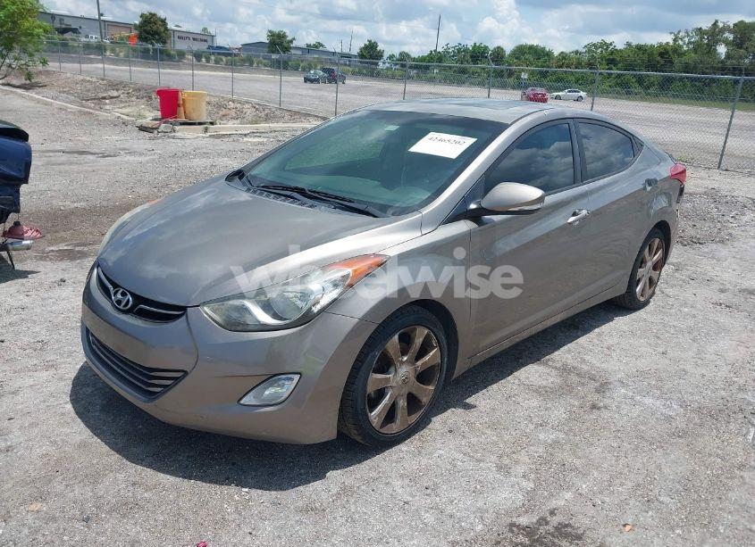 Photo 2 of 2013 Hyundai Elantra LIMITED (VIN 5NPDH4AE6DH266305)