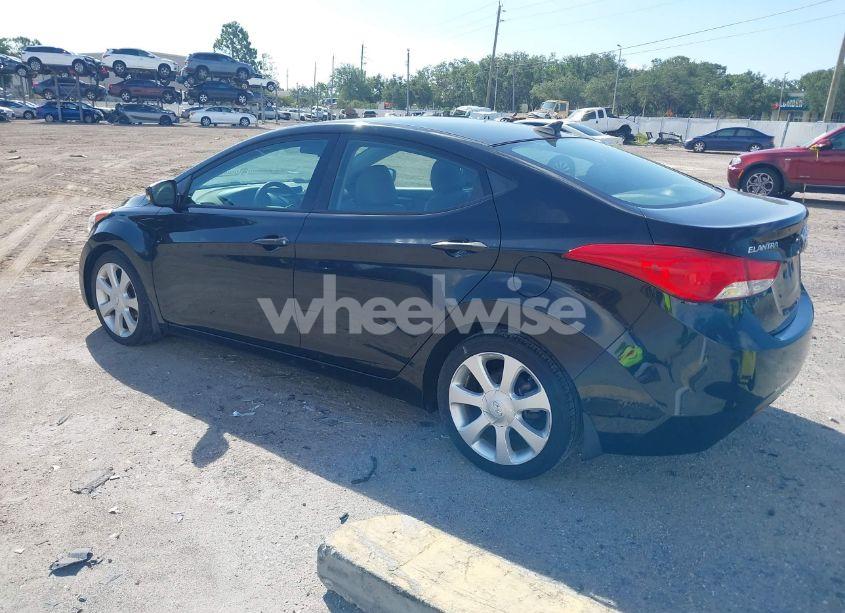 Photo 3 of 2013 Hyundai Elantra LIMITED (VIN 5NPDH4AE6DH311209)