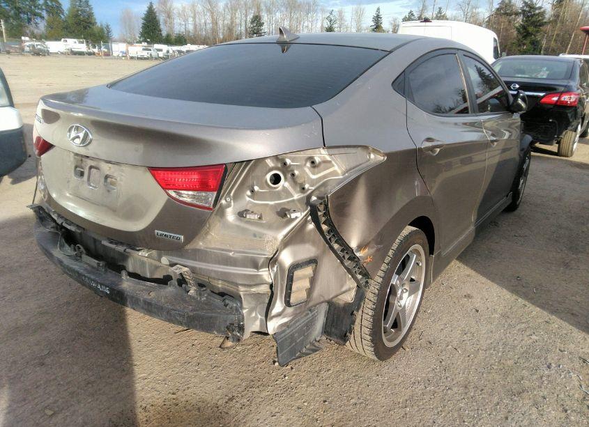 Photo 4 of 2013 Hyundai Elantra LIMITED (VIN 5NPDH4AE6DH337535)