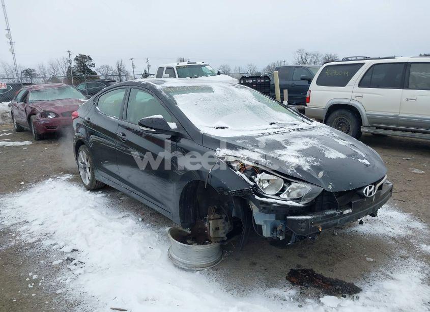 Photo 6 of 2013 Hyundai Elantra LIMITED (VIN 5NPDH4AE6DH370499)