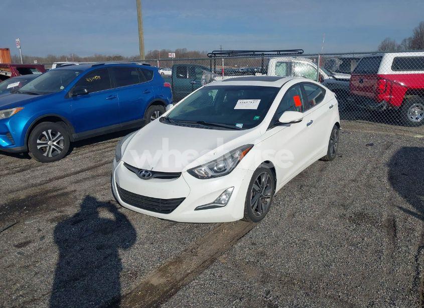 Photo 2 of 2014 Hyundai Elantra LIMITED (VIN 5NPDH4AE6EH488585)