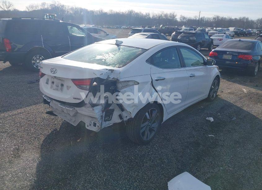 Photo 4 of 2014 Hyundai Elantra LIMITED (VIN 5NPDH4AE6EH488585)