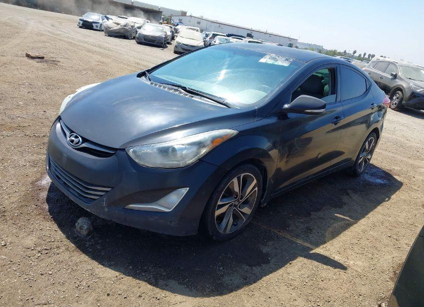 Photo 2 of 2014 Hyundai Elantra LIMITED (VIN 5NPDH4AE6EH496038)