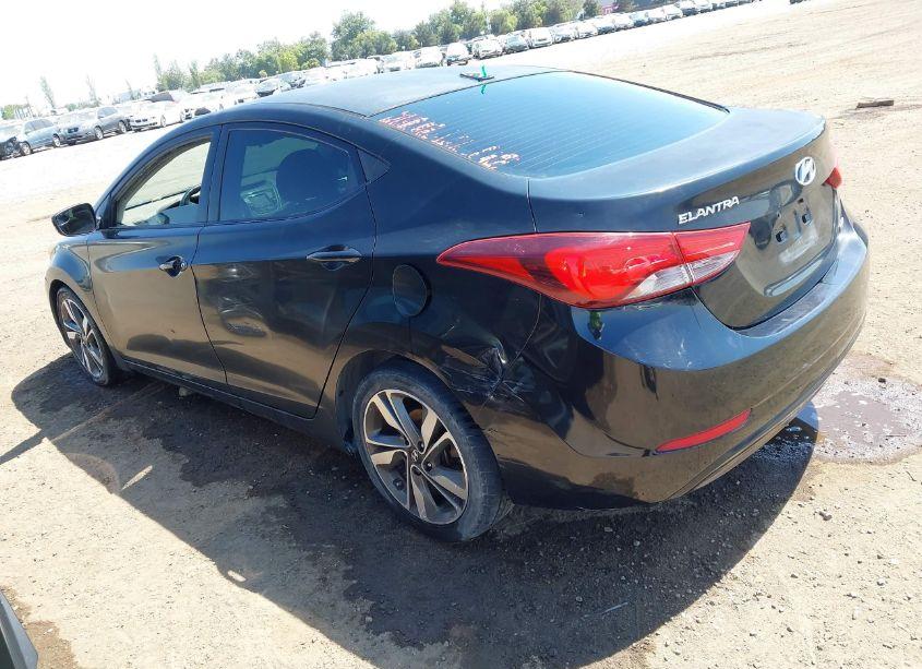 Photo 3 of 2014 Hyundai Elantra LIMITED (VIN 5NPDH4AE6EH496038)