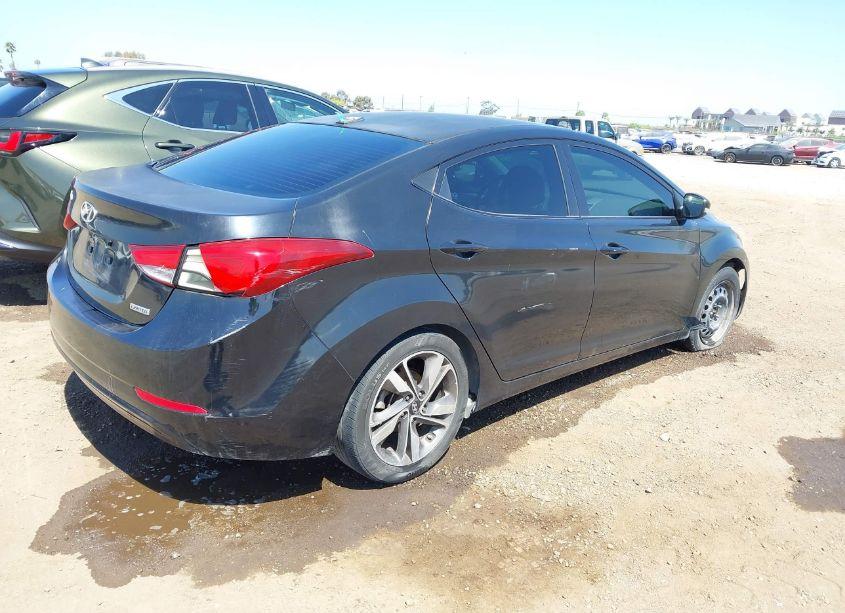 Photo 4 of 2014 Hyundai Elantra LIMITED (VIN 5NPDH4AE6EH496038)