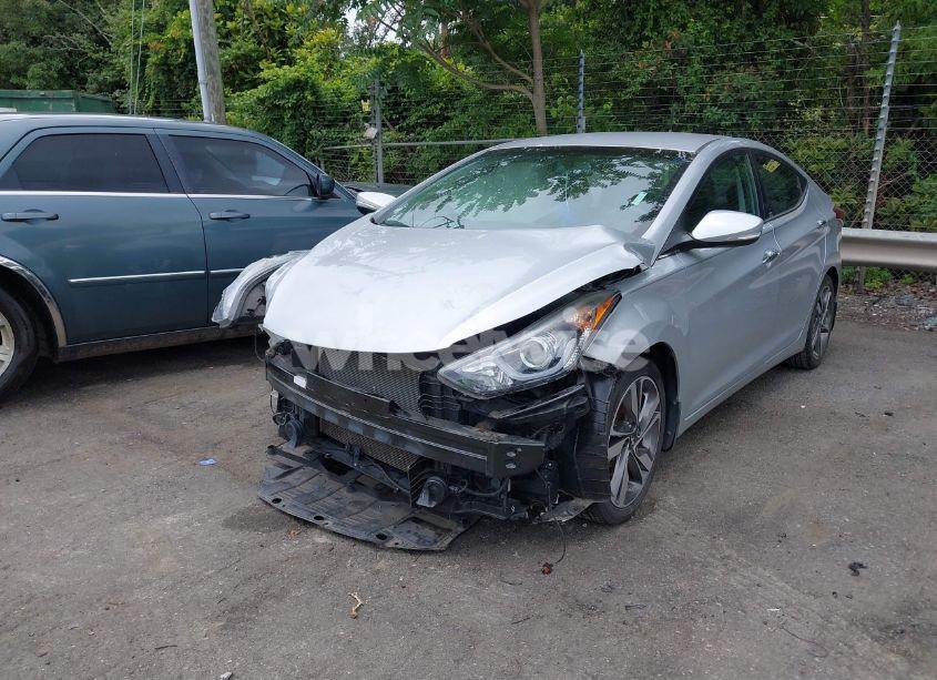 Photo 2 of 2014 Hyundai Elantra LIMITED (VIN 5NPDH4AE6EH509290)