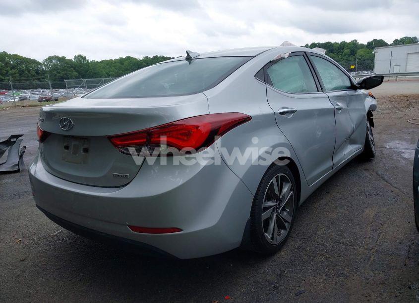 Photo 4 of 2014 Hyundai Elantra LIMITED (VIN 5NPDH4AE6EH509290)