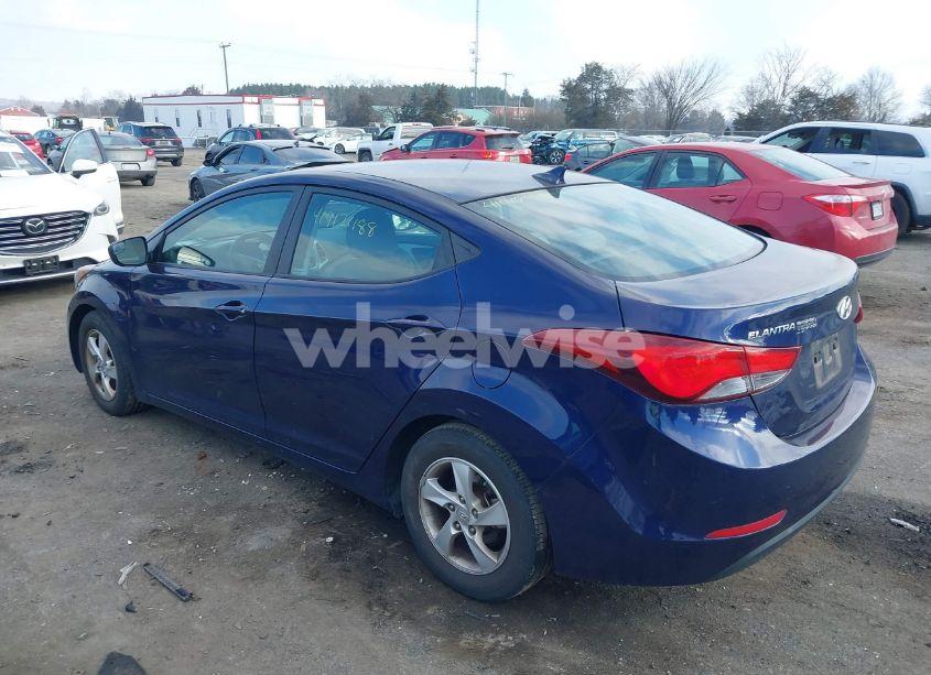 Photo 3 of 2014 Hyundai Elantra SE (VIN 5NPDH4AE6EH520905)