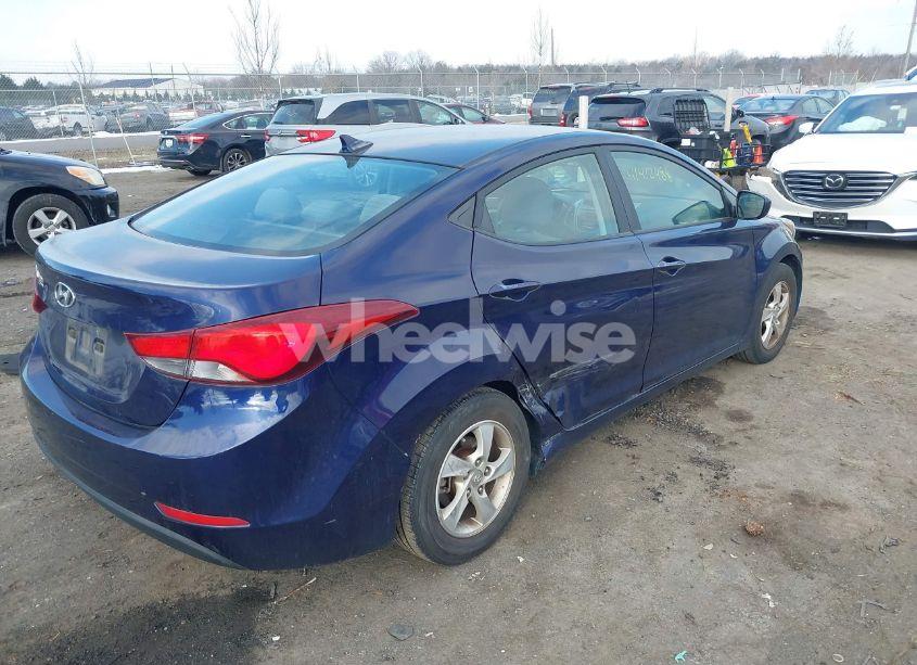 Photo 4 of 2014 Hyundai Elantra SE (VIN 5NPDH4AE6EH520905)