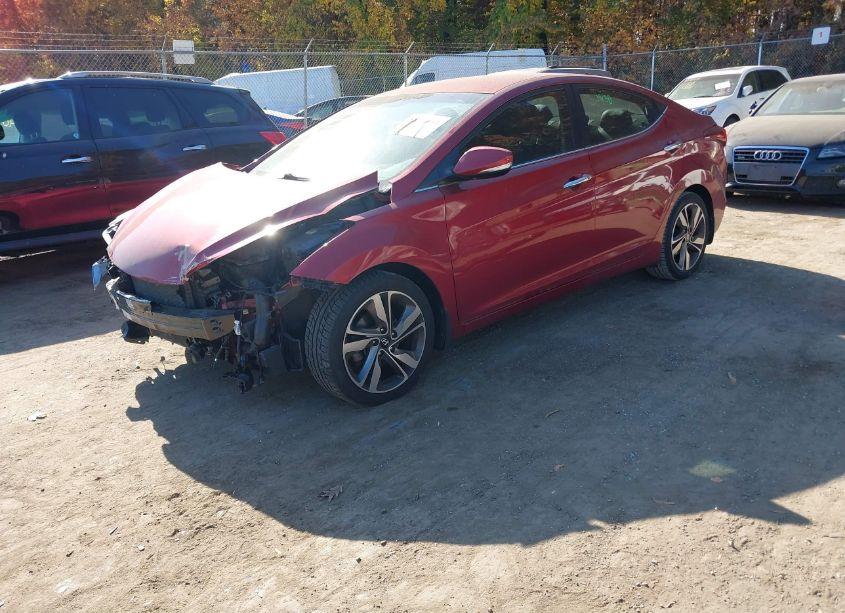 Photo 2 of 2015 Hyundai Elantra LIMITED (VIN 5NPDH4AE6FH552691)