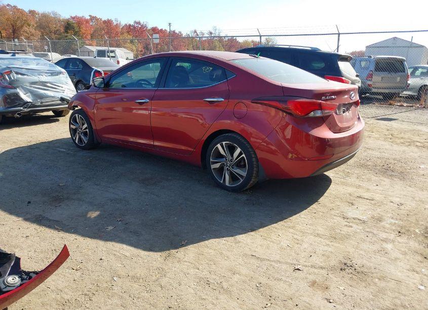 Photo 3 of 2015 Hyundai Elantra LIMITED (VIN 5NPDH4AE6FH552691)