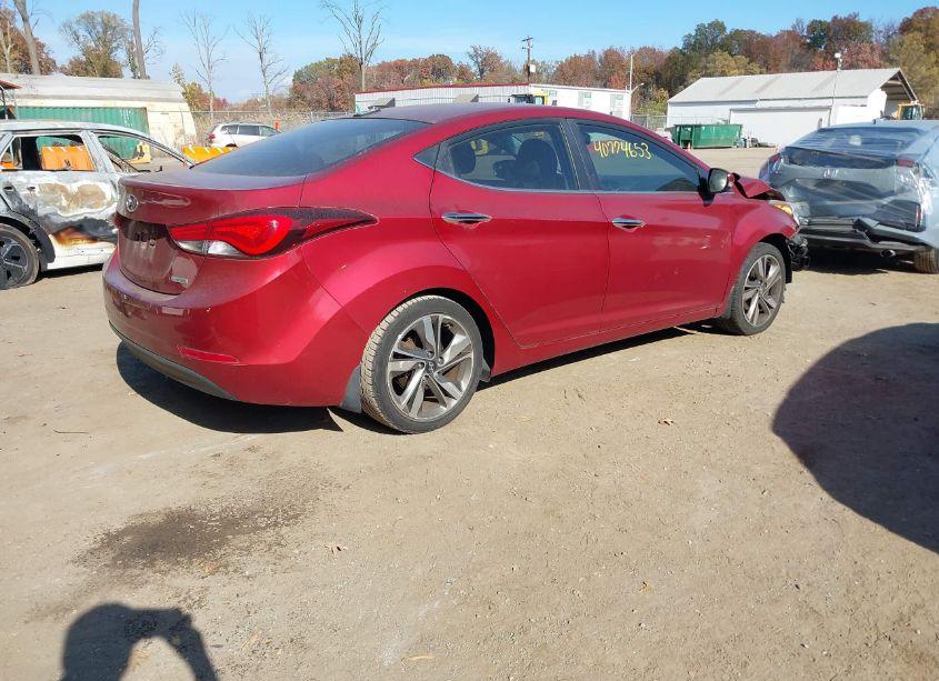 Photo 4 of 2015 Hyundai Elantra LIMITED (VIN 5NPDH4AE6FH552691)