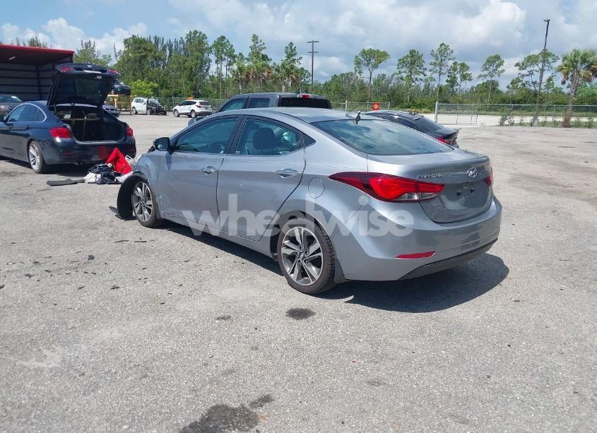 Photo 3 of 2015 Hyundai Elantra LIMITED (VIN 5NPDH4AE6FH619421)