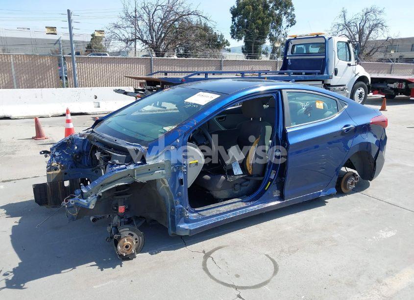 Photo 2 of 2015 Hyundai Elantra SE (VIN 5NPDH4AE6FH644075)