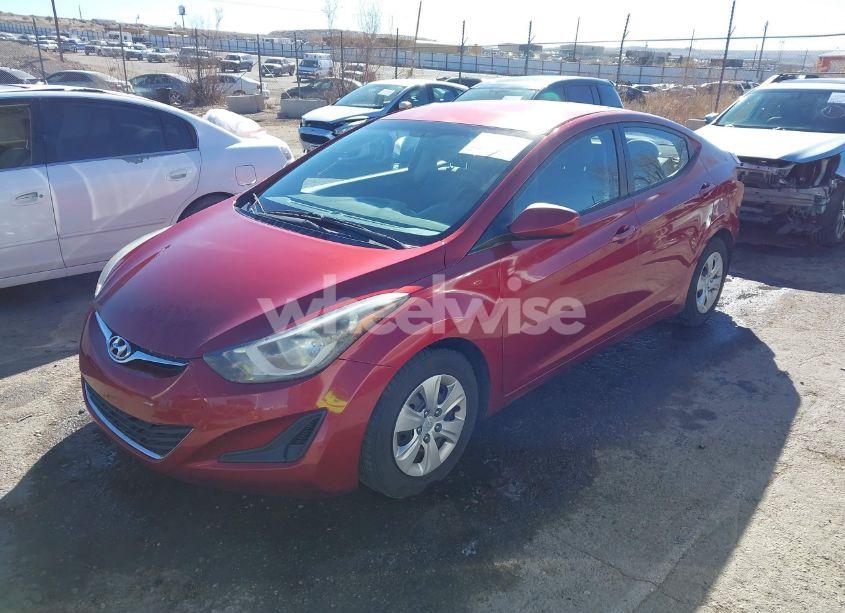 Photo 2 of 2016 Hyundai Elantra SE (VIN 5NPDH4AE6GH665946)