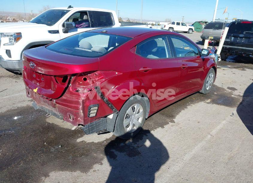 Photo 4 of 2016 Hyundai Elantra SE (VIN 5NPDH4AE6GH665946)