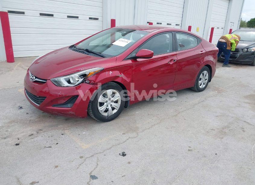 Photo 2 of 2016 Hyundai Elantra SE (VIN 5NPDH4AE6GH669012)