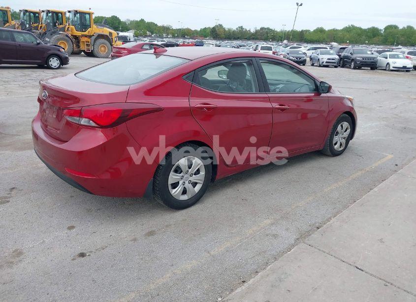 Photo 4 of 2016 Hyundai Elantra SE (VIN 5NPDH4AE6GH669012)