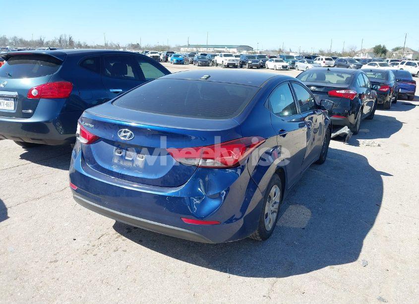 Photo 4 of 2016 Hyundai Elantra SE (VIN 5NPDH4AE6GH701554)