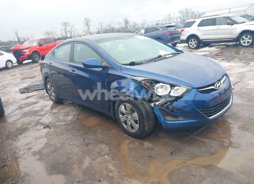 2016 Hyundai Elantra SE (VIN 5NPDH4AE6GH719004) main photo