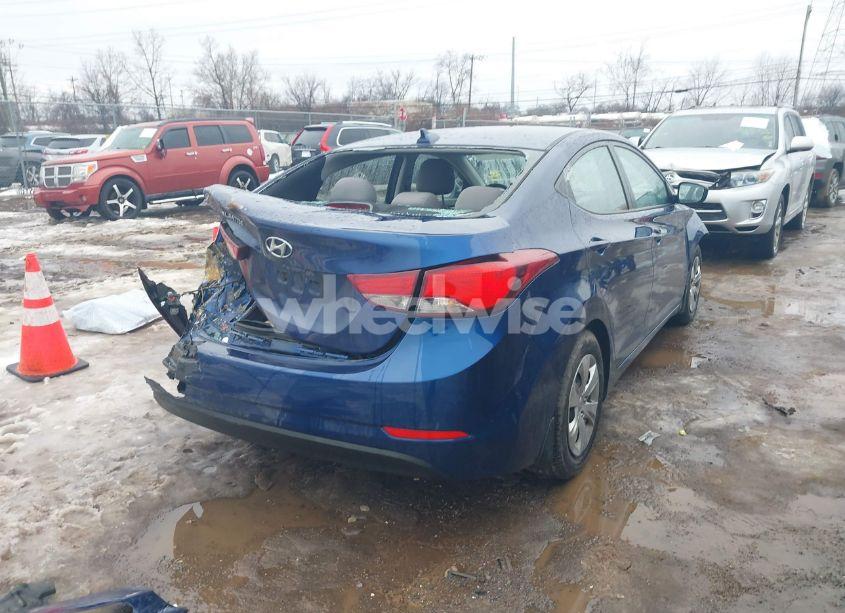 Photo 4 of 2016 Hyundai Elantra SE (VIN 5NPDH4AE6GH719004)