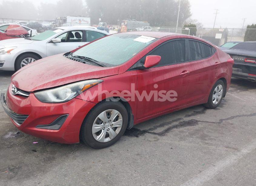 Photo 2 of 2016 Hyundai Elantra SE (VIN 5NPDH4AE6GH780384)