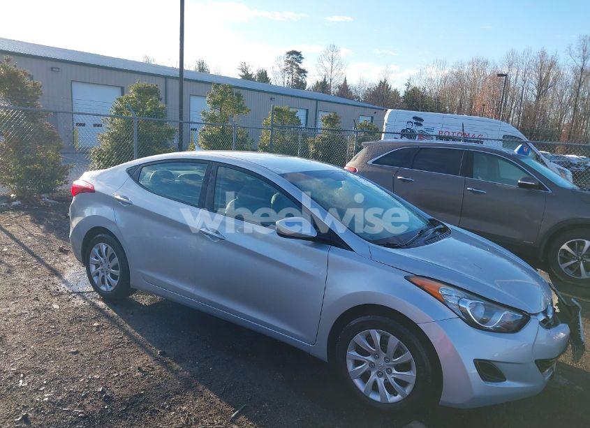 2012 Hyundai Elantra GLS (VIN 5NPDH4AE7CH077127) main photo
