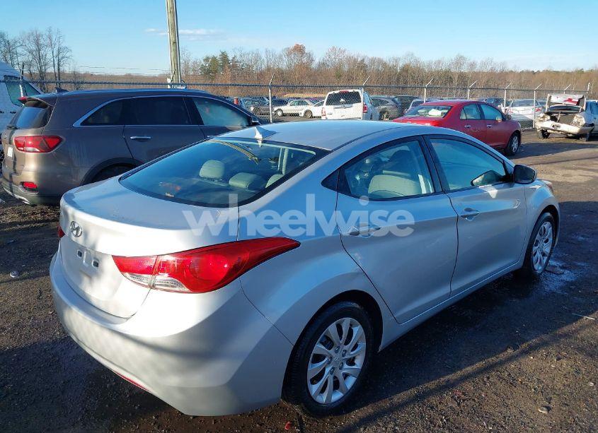 Photo 4 of 2012 Hyundai Elantra GLS (VIN 5NPDH4AE7CH077127)