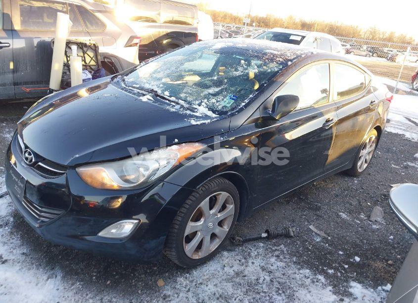 Photo 2 of 2012 Hyundai Elantra LIMITED (VIN 5NPDH4AE7CH097779)