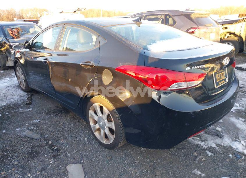 Photo 3 of 2012 Hyundai Elantra LIMITED (VIN 5NPDH4AE7CH097779)