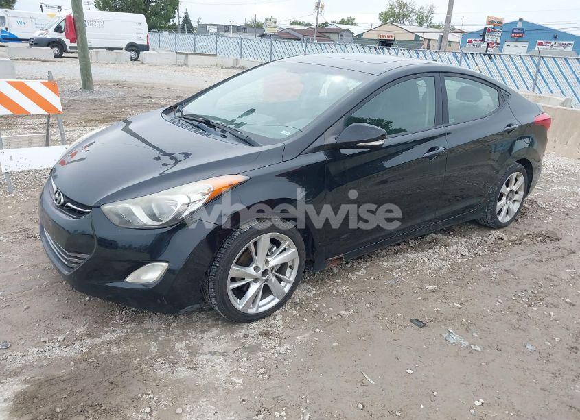 Photo 2 of 2012 Hyundai Elantra LIMITED (VIN 5NPDH4AE7CH112510)