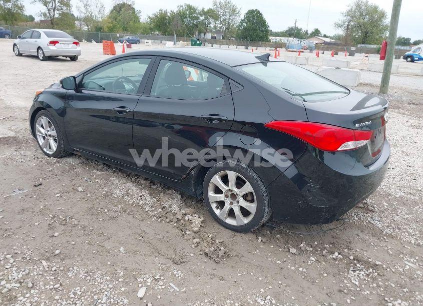 Photo 3 of 2012 Hyundai Elantra LIMITED (VIN 5NPDH4AE7CH112510)