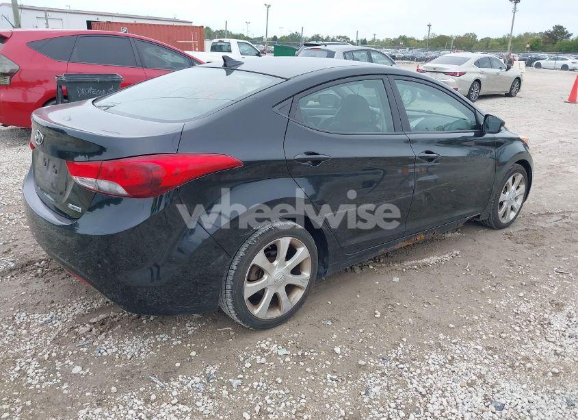 Photo 4 of 2012 Hyundai Elantra LIMITED (VIN 5NPDH4AE7CH112510)