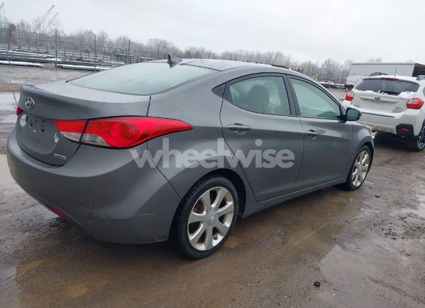 Photo 4 of 2012 Hyundai Elantra LIMITED (VIN 5NPDH4AE7CH120218)