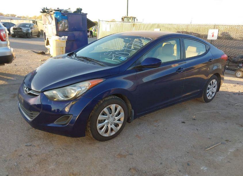 Photo 2 of 2013 Hyundai Elantra GLS (VIN 5NPDH4AE7DH196877)