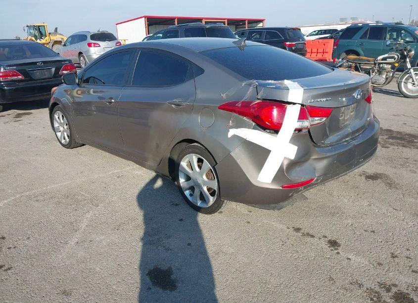 Photo 3 of 2013 Hyundai Elantra LIMITED (VIN 5NPDH4AE7DH239386)