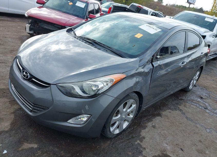 Photo 2 of 2013 Hyundai Elantra LIMITED (VIN 5NPDH4AE7DH282187)