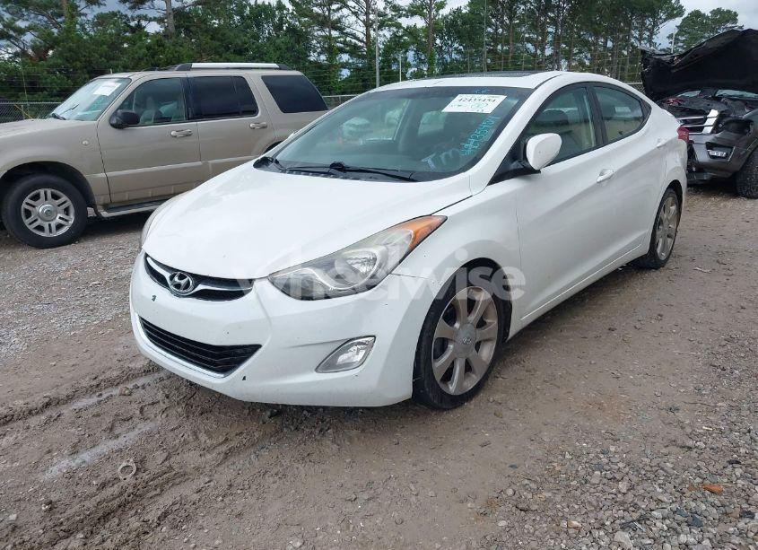 Photo 2 of 2013 Hyundai Elantra LIMITED (VIN 5NPDH4AE7DH323062)