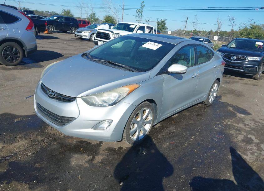 Photo 2 of 2013 Hyundai Elantra LIMITED (VIN 5NPDH4AE7DH350780)