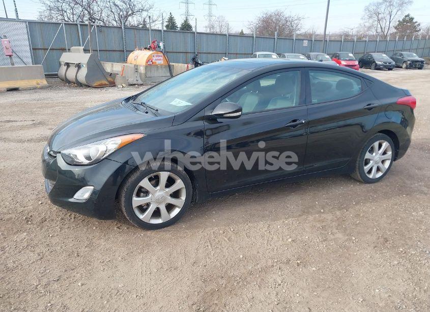 Photo 2 of 2013 Hyundai Elantra LIMITED (VIN 5NPDH4AE7DH382855)