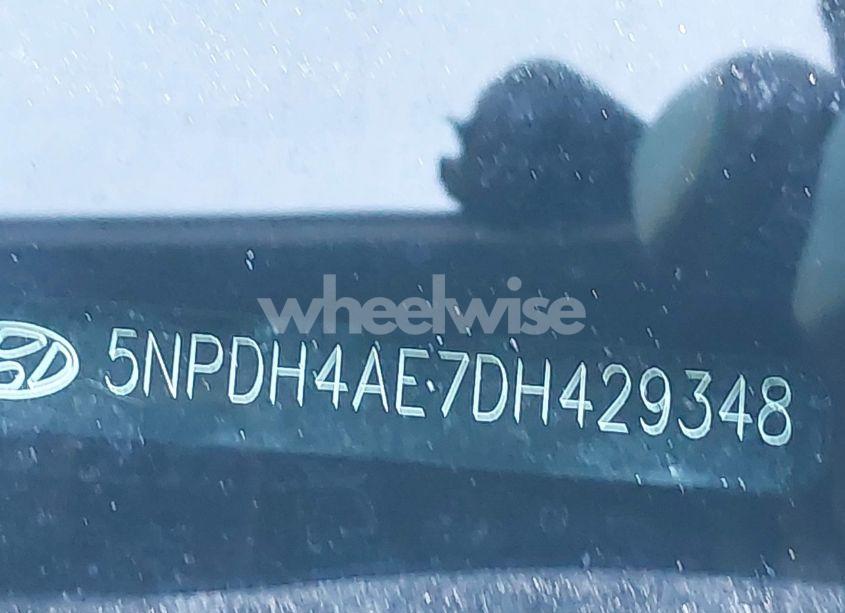 Photo 9 of 2013 Hyundai Elantra GLS (VIN 5NPDH4AE7DH429348)