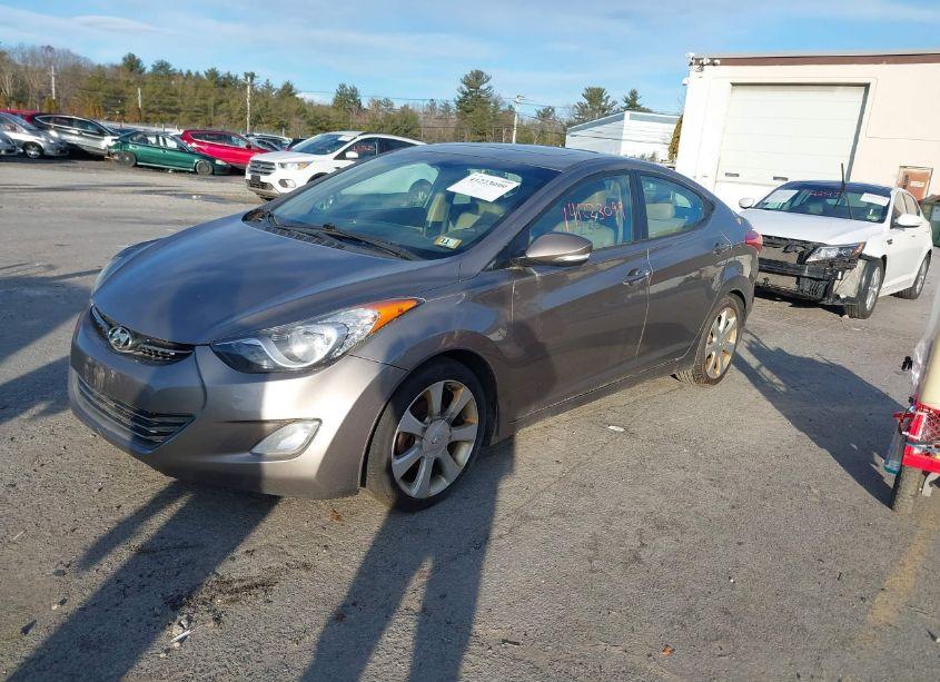 Photo 2 of 2013 Hyundai Elantra LIMITED (VIN 5NPDH4AE7DH449244)