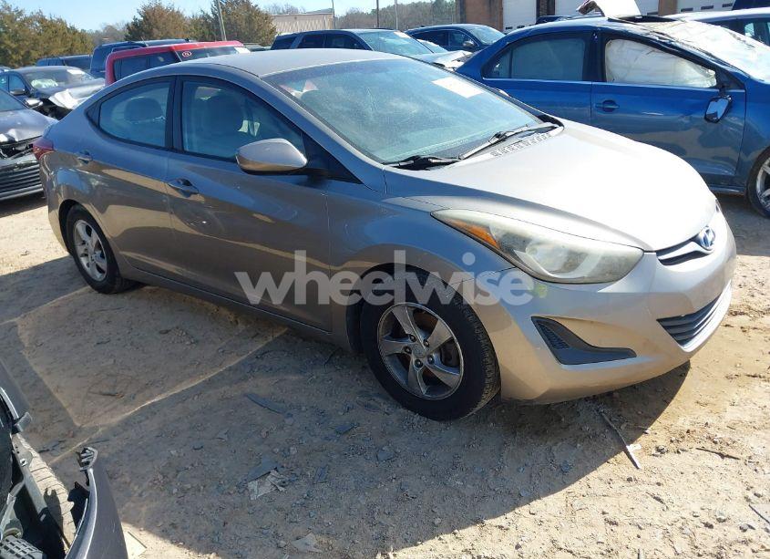 2014 Hyundai Elantra SE (VIN 5NPDH4AE7EH480625) main photo
