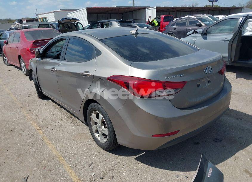 Photo 3 of 2014 Hyundai Elantra SE (VIN 5NPDH4AE7EH485372)