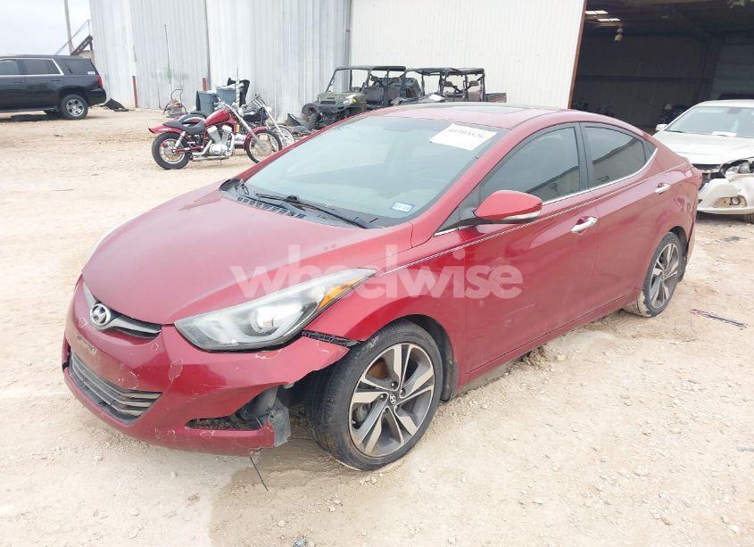 Photo 2 of 2014 Hyundai Elantra LIMITED (VIN 5NPDH4AE7EH489034)