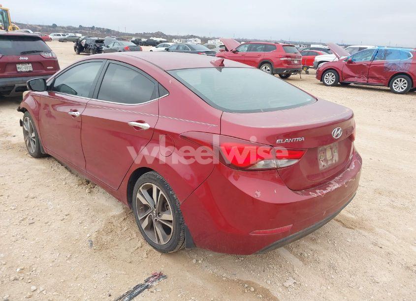 Photo 3 of 2014 Hyundai Elantra LIMITED (VIN 5NPDH4AE7EH489034)