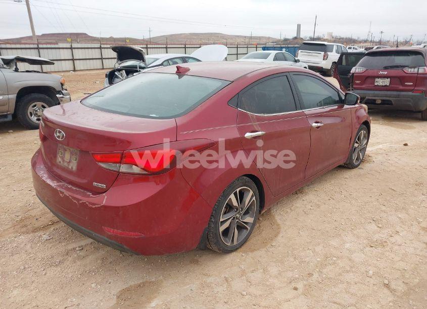 Photo 4 of 2014 Hyundai Elantra LIMITED (VIN 5NPDH4AE7EH489034)