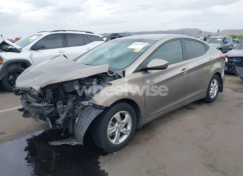 Photo 2 of 2014 Hyundai Elantra SE (VIN 5NPDH4AE7EH518886)